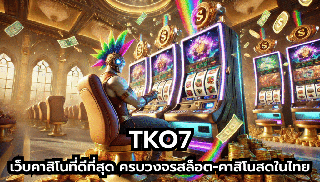 TKO7 เว็บคาสิโนออนไลน์ที่ดีที่สุด ครบวงจรสล็อต-คาสิโนสดในไทย