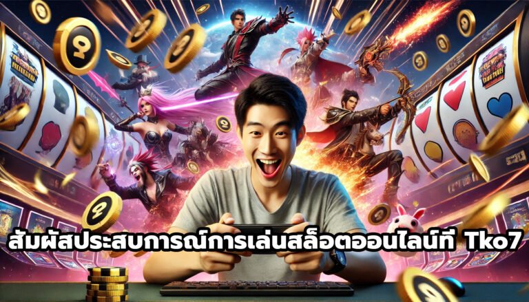 สัมผัสประสบการณ์การเล่นสล็อตออนไลน์ที่ tko7-5