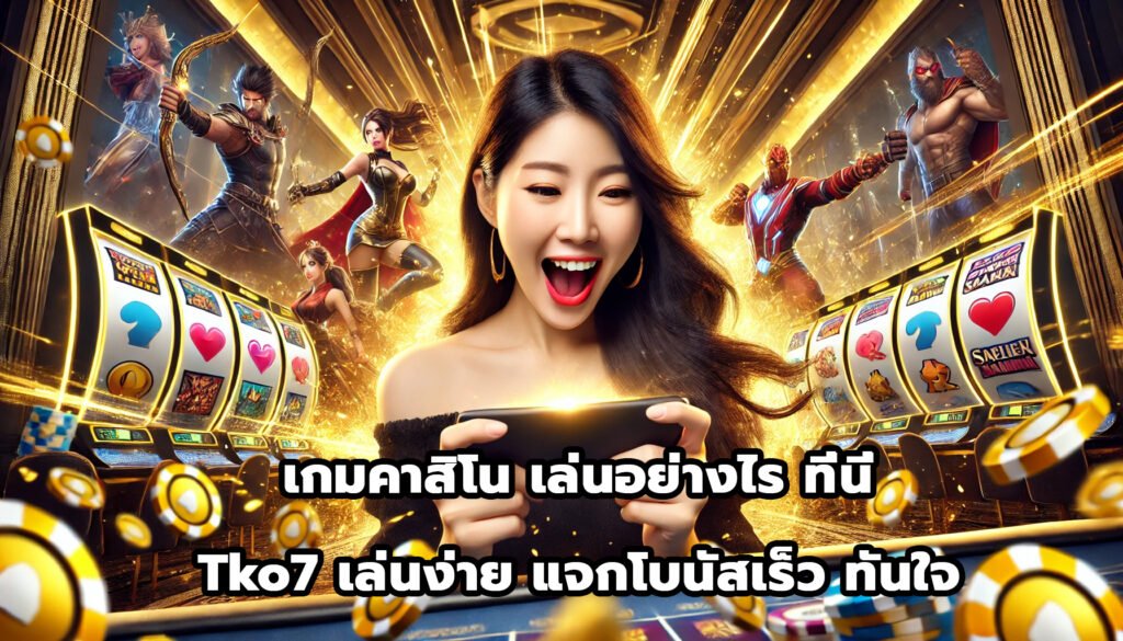 เกมคาสิโน เล่นอย่างไร ที่นี่ tko7 เล่นง่าย แจกโบนัสเร็ว ทันใจ-1