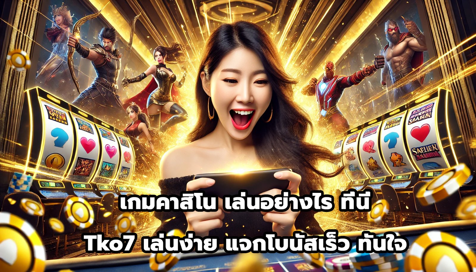 เกมคาสิโน เล่นอย่างไร ที่นี่ tko7 เล่นง่าย แจกโบนัสเร็ว ทันใจ-1